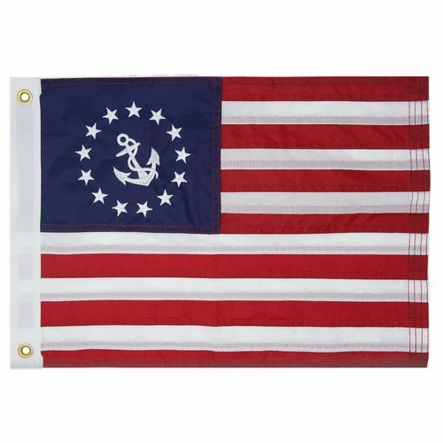 American Us Yacht Ensign Boat Flag 12 X 18 Nautical Cabin Waterproof Embroider