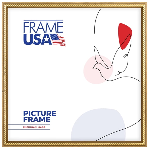 American Value Thin 805 Gold 16x16 Inch Picture Frame