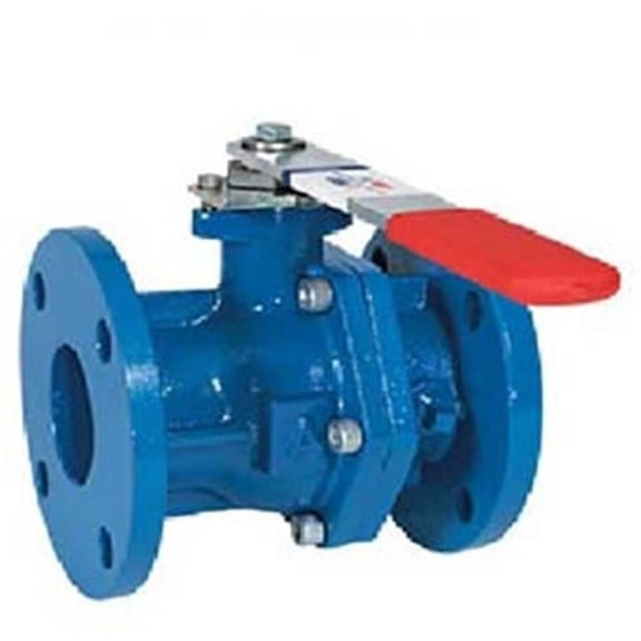 American Valve 3700 2 1-2 2.5 in. Cast Iron Flanged Ball Valve
