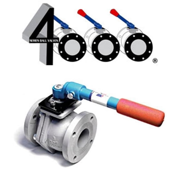 American Valve 4000D 8 8 in. Ductile Iron Flanged Ball Valve