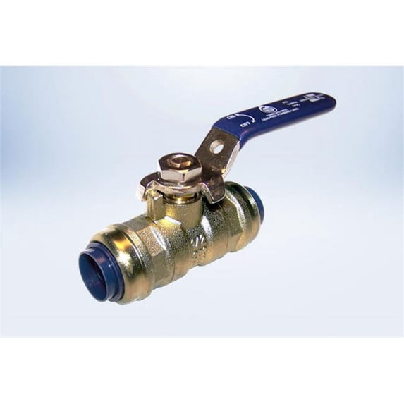 American Valve M100VL 1-2 0.5 in. Viperlok Ends Brass Ball Valve
