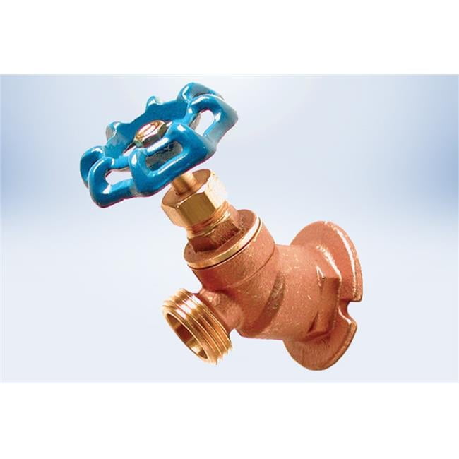American Brass Sillcock Valve with Blue Handle, 0.75 Inches