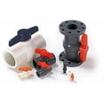 thumbnail image 1 of American Valve P200S-80 1 1-2 1.5 in. PVC Ball Valves with Socket Schedule 80, 1 of 1