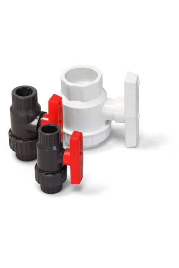 P200SU 2 2 in. PVC Single Union Ball Valve - International Polymer Solutions Schedule 80