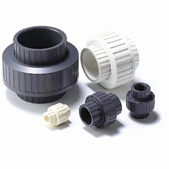 American Valve P243S 1 1 in. PVC Socket Union with Schedule 80
