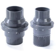 American Valve P430S 4 4 in. PVC Swing Foot Check Valve - Socket Schedule 80