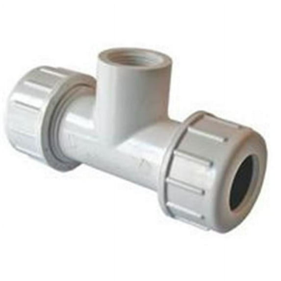 American Valve Tee Compression Pvc 1 Inch P230 1