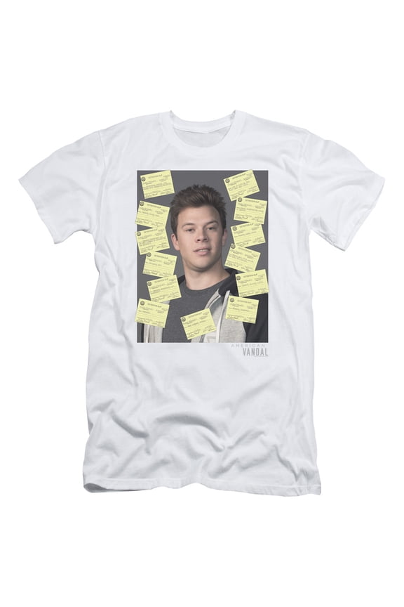 American Vandal Detention Adult 30/1 T-Shirt White