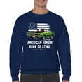 thumbnail image 1 of American Venom Muscle Car Sweatshirt RT Street Racing V8 V12 Perfomance Power Ride Speed Lovers Horsepower Crewneck, 1 of 7