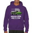 thumbnail image 1 of American Venom Muscle Car Sweatshirt RT Street Racing V8 V12 Perfomance Power Ride Speed Lovers Horsepower Hoodie, 1 of 7