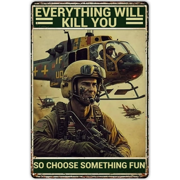 American Veteran 200 Piece Wooden Jigsaw Puzzles For Adults Family Elderly Everything Will Kill You So Choose Something Fun Puzzle Game For Family Art Decorations Funny 200 Piece Puzzle Toy