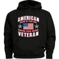 thumbnail image 1 of American Veteran Hoodie Men's Sweatshirt Black, 1 of 1