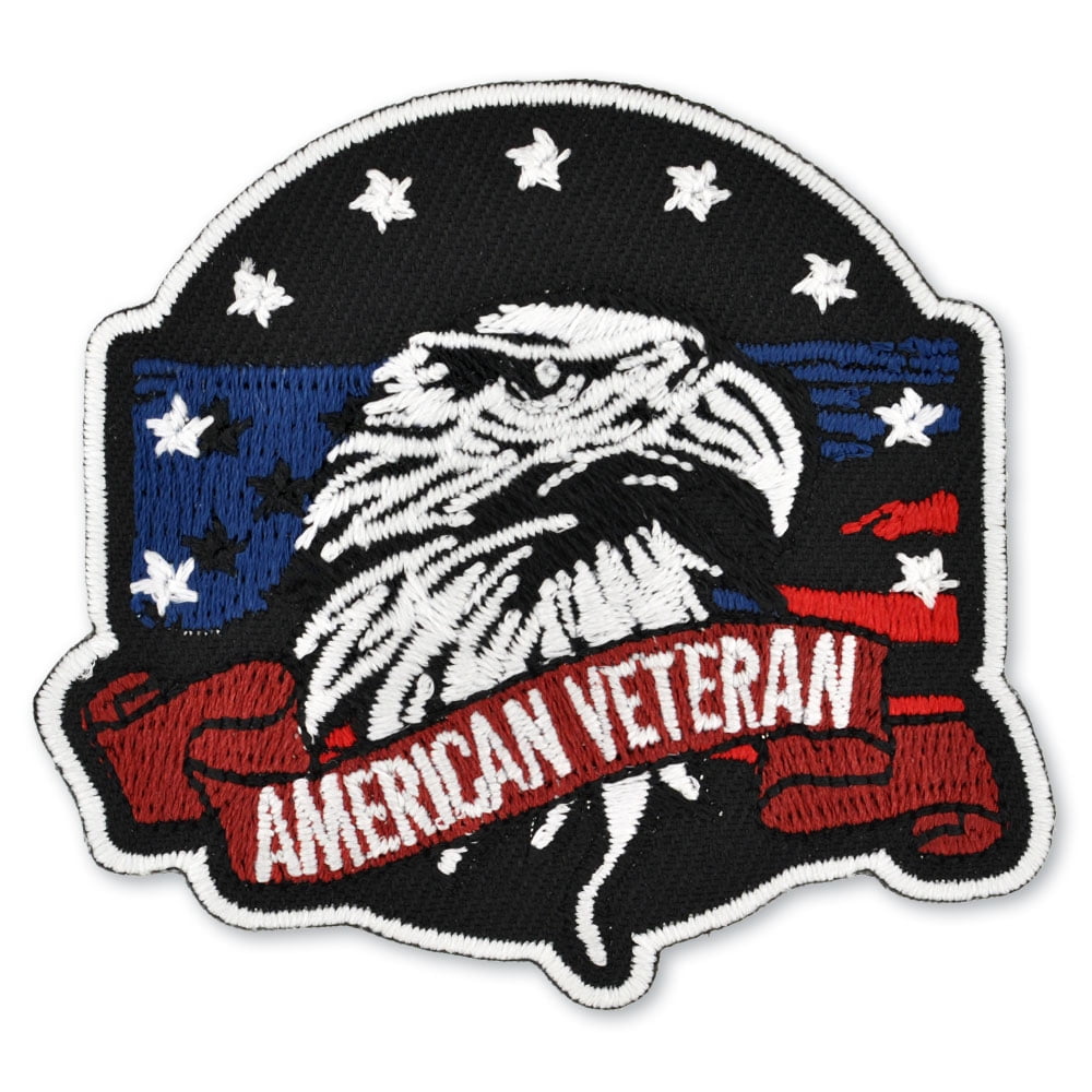 American Veteran Patch - 10 PACK