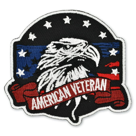 American Veteran Patch - 50 PACK
