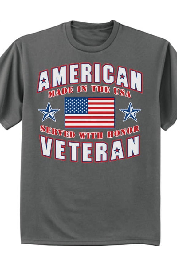 American Veteran t-shirt graphic tee for men