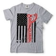 thumbnail image 1 of American Viking Shirt Viking Patriotic Tee Viking Warrior Axe T-Shirt 4th Of July Viking Shirt (Large Grey), 1 of 6