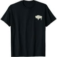 thumbnail image 1 of American Vintage Buffalo Men Women Silhouette Love Bison T-Shirt, 1 of 4