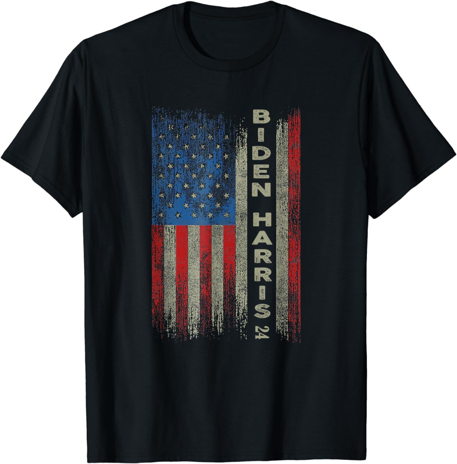 American Vintage Flag Biden Harris 2024 TShirt
