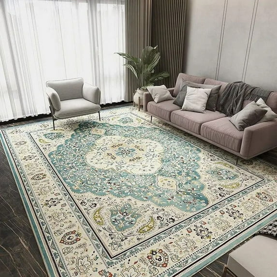 American Vintage Large Carpet for Living Room 160x230cm Classic Design Room Decoration Area Mats Washable Bedroom Anti-skid Rugs