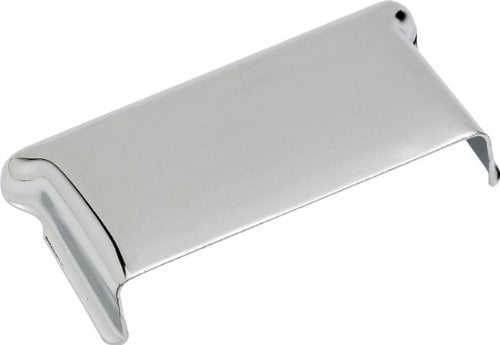 American Vintage Stratocaster Bridge Cover (Chrome), Vintage-style bridge cover for Fender bridge assemblies By Fender