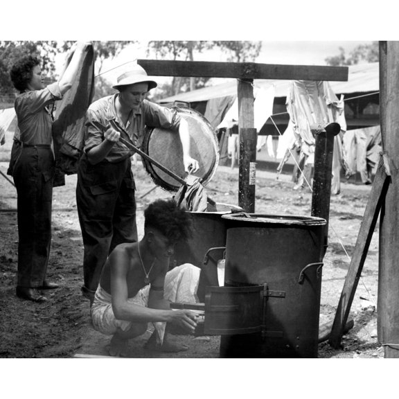 American Wacs (Top Left) History (24 x 18)
