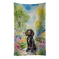 thumbnail image 1 of American Water Spaniel Spring Garden Kitchen Towel, 1 of 5
