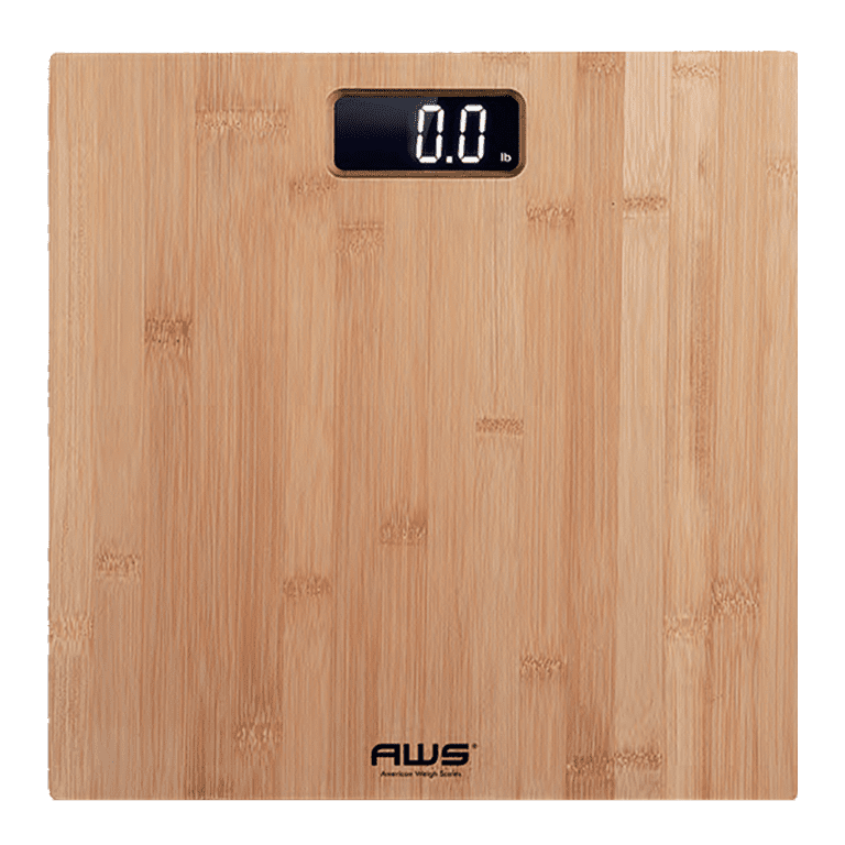 Best Buy: American Weigh Scales Digital Bathroom Scale White 396LUMA