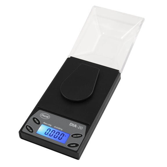 American Weigh Scales Dia20 Digital Carat Scale 100 By 0.005 Carat