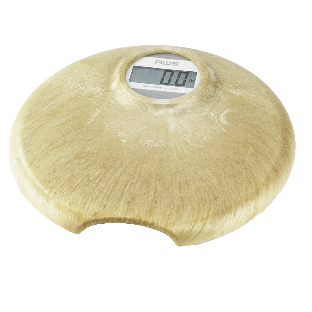 American Weigh Scales - Digital Body Bathroom Scale - Eco-friendly, Lightweight, 396lbs - 396TERA
