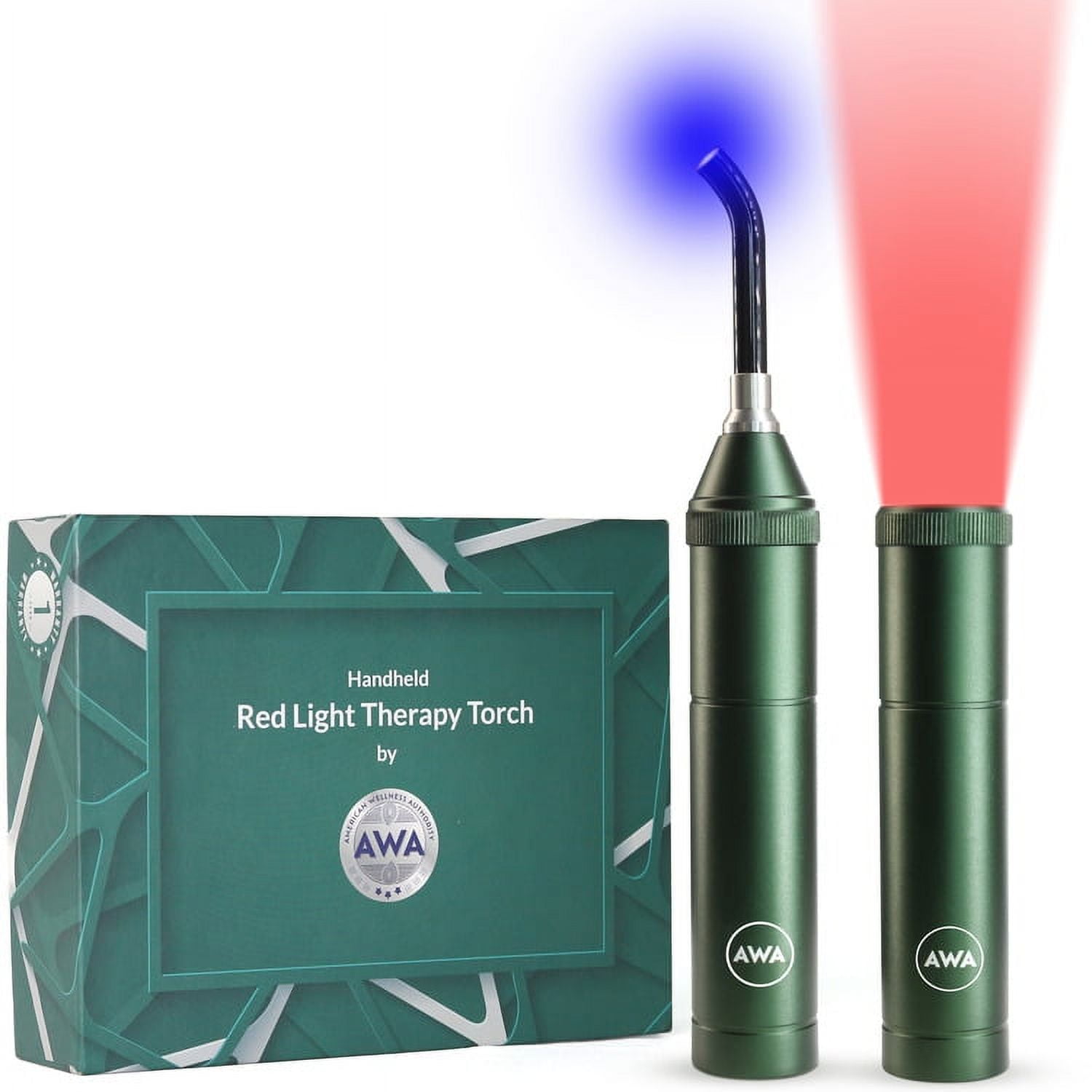 American Wellness Authority Red Light Therapy Torch, Cold Sore Treatment for Lips,Canker Sore Treatment Inside Mouth, 3-in-1 Infrared and Blue Light Therapy, FSA Eligible Items Only List