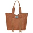 thumbnail image 1 of American West 5915915 Mohave Canyon Large Zip Top Tote, Golden Tan, 1 of 4