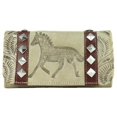thumbnail image 1 of American West 9452282 Hitch N Post Tri-Fold Wallet, Sand, 1 of 1