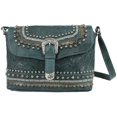 thumbnail image 1 of American West Blue Ridge Flap Crossbody Bag Handcrafted Leather, 1 of 5