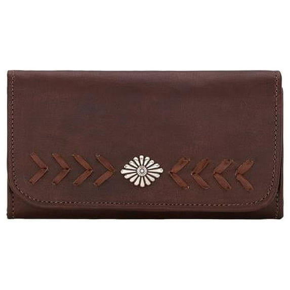 American West Ladies Mohave Canyon Tri-Fold Wallet