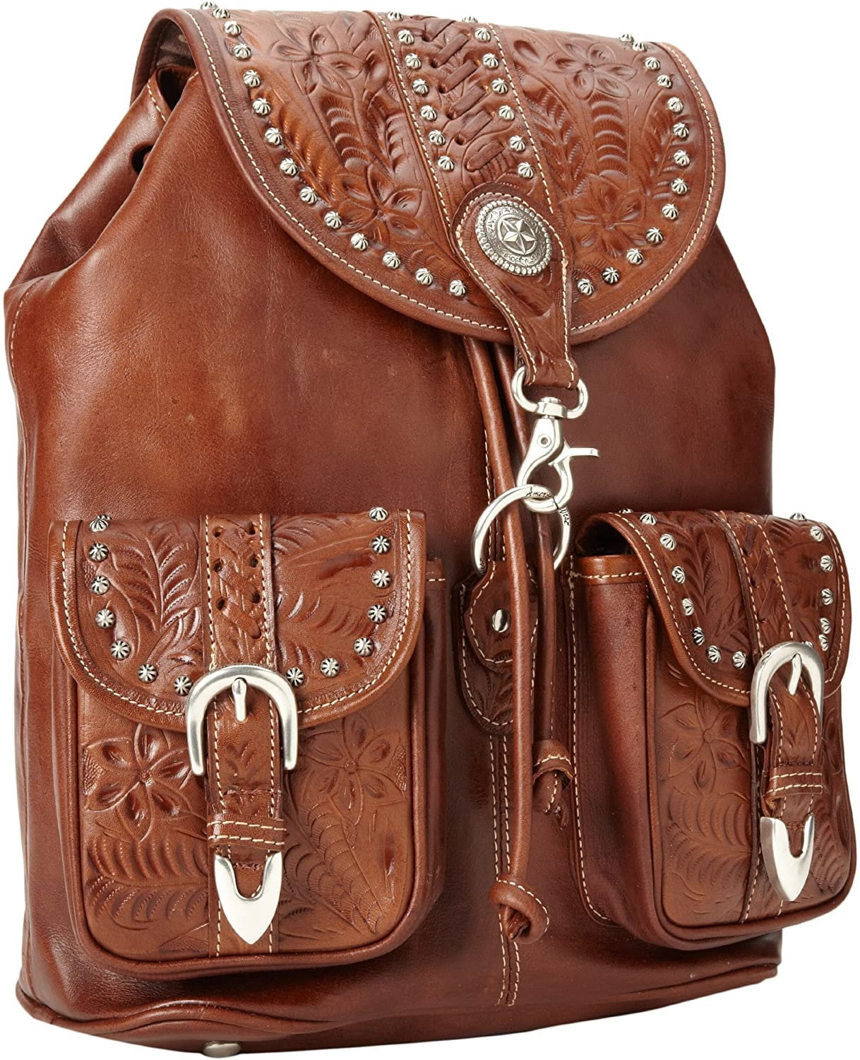 American West Retro Romance Backpack American West Retro Romance Zip Around Rodeo Bag with Front  main image 4