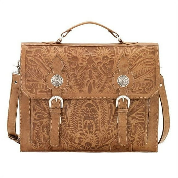 American West Stagecoach Laptop Briefcase