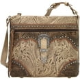 thumbnail image 1 of American West Western Handbag Saddle Ridge Shoulder Sand 2652170, 1 of 4