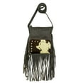 thumbnail image 1 of American West Women's Crossbody  Built In Wallet Western Fringe Whipstitched, 1 of 9