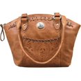 thumbnail image 1 of American West Women's Handbag Genuine Leather Tote Hand Tooled Stylish Every Day Purse, 1 of 8