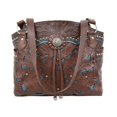 thumbnail image 1 of American West Women's Handbag Genuine Leather Tote Hand Tooled Stylish Every Day Purse, 1 of 7