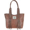 thumbnail image 1 of American West Women's Handbag Genuine Leather Tote Hand Tooled Stylish Every Day Purse, 1 of 7