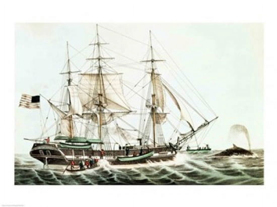 American Whaler Canvas Art - (36 x 24)