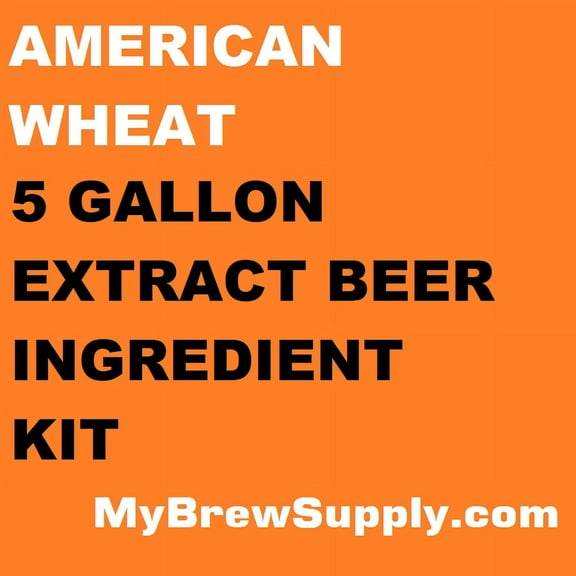 American Wheat MBS 5 gal Homebrew Beer Extract Ingredient Recipe Kit
