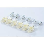 American Whistle Corporation America White Classic Whistles with Lanyard 6 Packs - Glow in the Dark