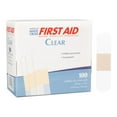 thumbnail image 1 of American White Cross First Aid Clear Plastic Adhesive Bandage Sterile .75 x 3" 1200 per Case, 1 of 4