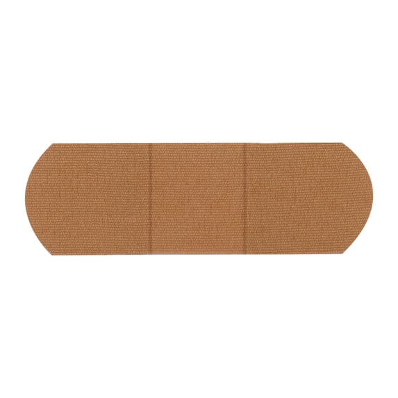 American White Cross First Aid Tan Fabric Adhesive Bandage Sterile .75 x 3" 100 per Box