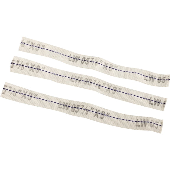 American Wick 7/8 In. x 8 In. Flat Lamp Wick (3 Count) ALW-05