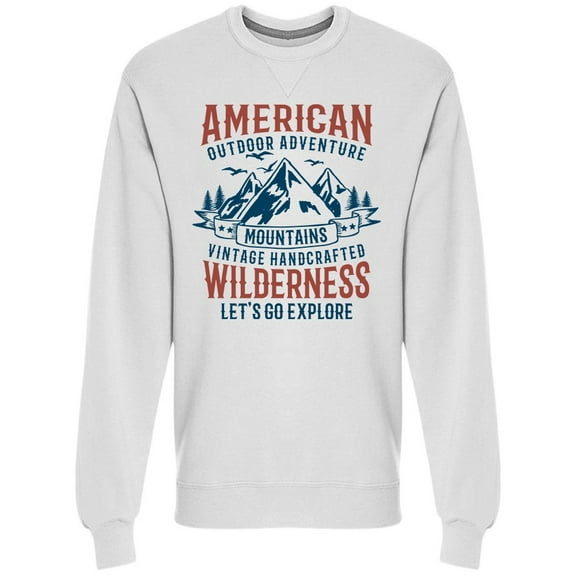 American Wilderness Graphic Sweatshirt Men -Image by Shutterstock, Male XX-Large