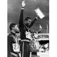 thumbnail image 1 of American Willie Davenport Wins The Gold Medal For The 110-Meter Hurdles In Mexico City. American Ervin Hall Won The Silver Medal And Italian Eddy Ottoz Won The Bronze History (18 x 24), 1 of 1