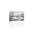 thumbnail image 1 of American Winter Scenes Evening - CANVAS OR FINE PRINT WALL ART, 1 of 1